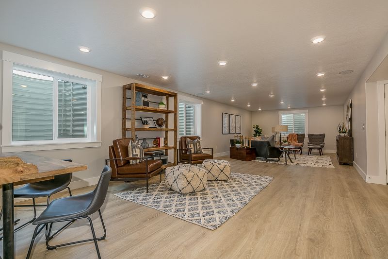 Recessed Lighting in Living Room
